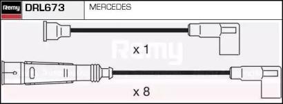 Ккомплект проводов зажигания DRL673 DELCO REMY