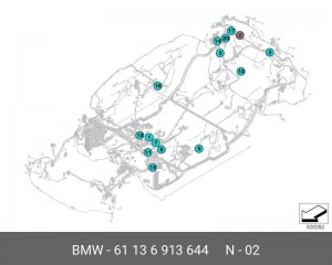 Колпак защитный 61 13 6 913 644 BMW