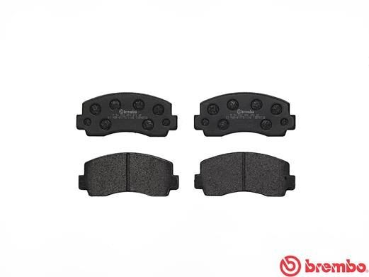Комплект тормозных колодок, диско P54002 BREMBO