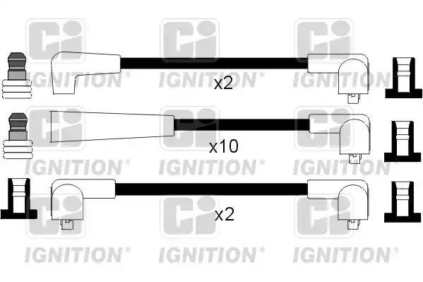Ккомплект проводов зажигания XC988 QUINTON HAZELL