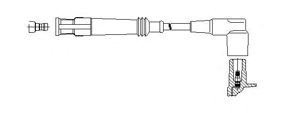 Провод зажигания 12635 BREMI