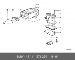 Блок управления, система зажигания 12 14 1 276 239 BMW