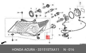 Деталь 33151STXA11 HONDA