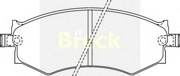 Комплект тормозных колодок, диско 2152600C BRECK
