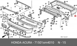 Буфер 71501SM4010 HONDA