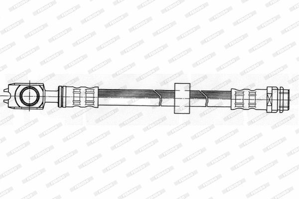 Тормозной шланг FHY2446 FERODO
