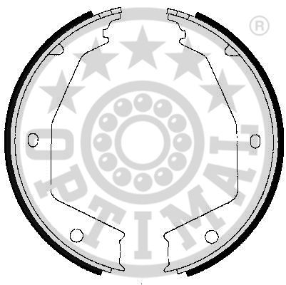 Комплект тормозных колодок BB-7248 OPTIMAL