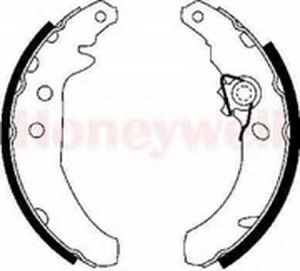 Комплект тормозных колодок 362300B BENDIX JURID