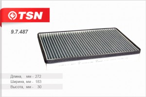 Фильтр салона 9.7.487 TSN