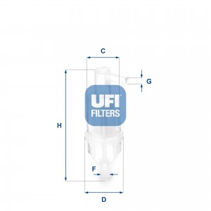 Топливный фильтр 31.013.00 UFI