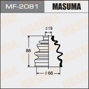 Пыльник ШРУСа MF-2081 MASUMA