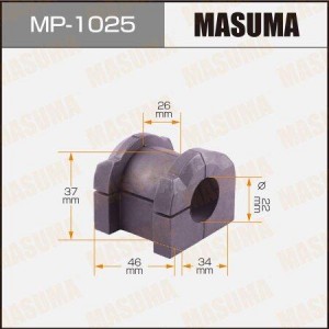 Втулка стабилизатора MP-1025 MASUMA