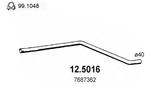 Выпускной трубопровод 125016 ASSO