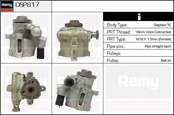 Гидравлический насос, рулевое управление DSP817 DELCO REMY