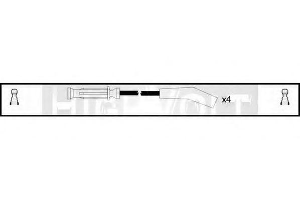 Ккомплект проводов зажигания OEF488 STANDARD