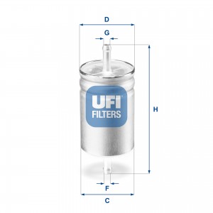 Топливный фильтр 31.611.00 UFI