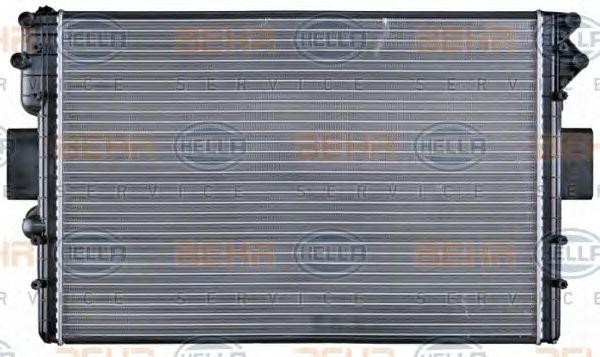 Радиатор, охлаждение двигател 8MK376724561 HELLA