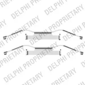 Комплектующие, колодки дискового тормоза LX0439 DELPHI