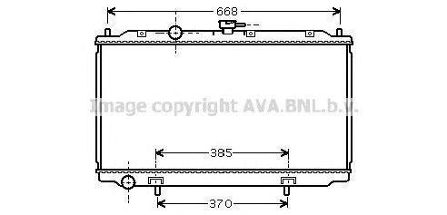 Радиатор охлаждения ДВС DN2217 AVA