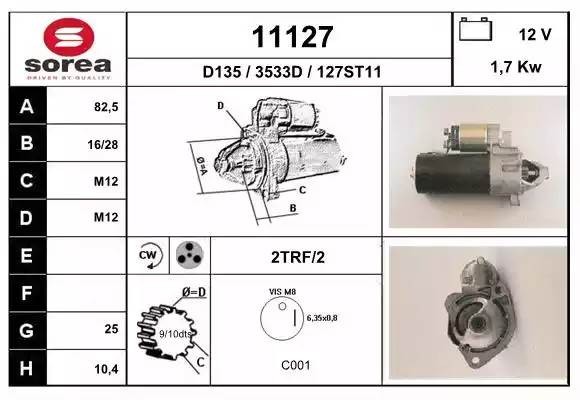 Стартер 11127 EAI