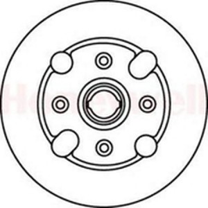 Тормозной диск 561045B BENDIX JURID