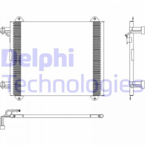 Конденсатор, кондиционер TSP0225407 DELPHI