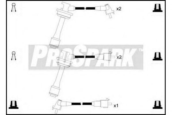 Ккомплект проводов зажигания OES398 STANDARD