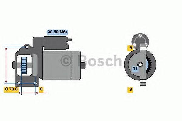 Стартер 0 001 139 001 BOSCH
