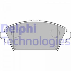 Комплект тормозных колодок, диско LP1732 DELPHI
