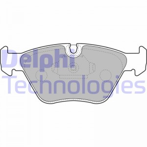 Комплект тормозных колодок, диско LP1608 DELPHI