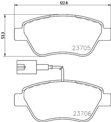 Конденсатор, кондиционер 8FC 351 038-761 HELLA