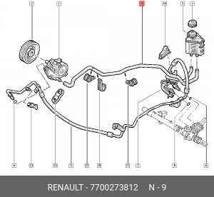 Деталь 7700273812 RENAULT