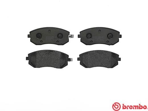 Комплект тормозных колодок, диско P78013 BREMBO