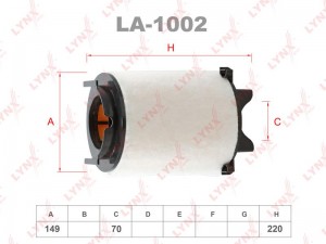Фильтр воздушный LA-1002 LYNXAUTO