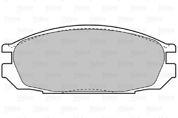 Комплект тормозных колодок, диско 598851 VALEO PHC