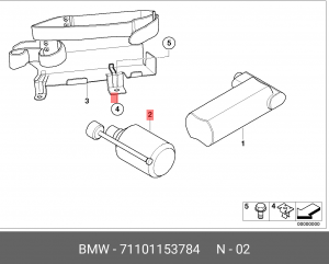 Деталь 71 10 1 153 784 BMW