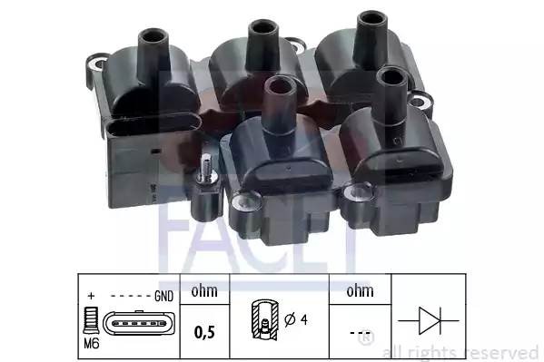 Катушка зажигания 9.6293 FACET