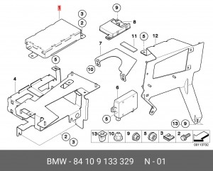 Блок управления электронный 84 10 9 133 329 BMW