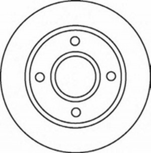 Тормозной диск 562078B BENDIX JURID