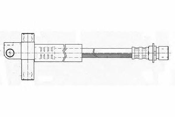 Тормозной шланг FHY2342 FERODO