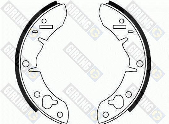 Комплект тормозных колодок 5160286 GIRLING