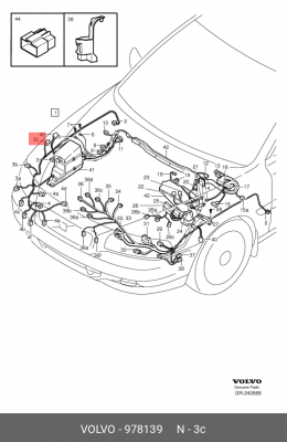 Штекерная гильза, система зажигания 978139 VOLVO