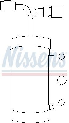 Осушитель, кондиционер 95075 NISSENS