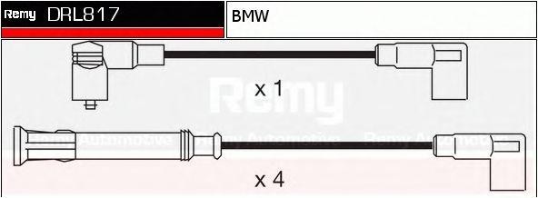 Ккомплект проводов зажигания DRL817 DELCO REMY