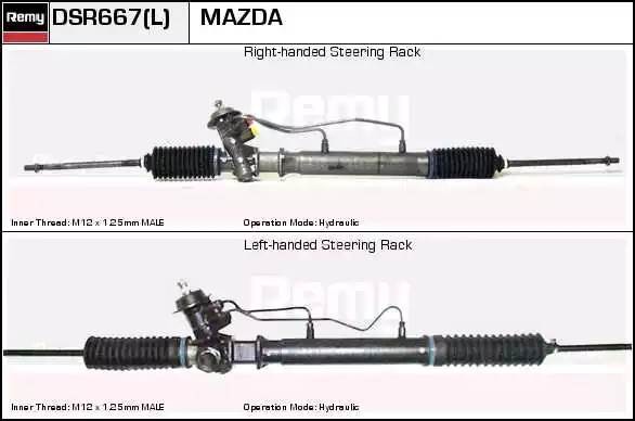 Рулевой механизм DSR667L DELCO REMY