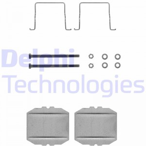 Комплектующие, колодки дискового тормоза LX0122 DELPHI