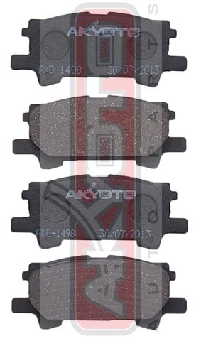 Колодки тормозные дисковые AKD-1498 AKYOTO
