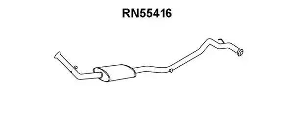 Средний глушитель выхлопных газов RN55416 VENEPORTE