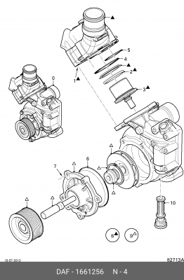 Кольцо уплотнительное 1661256 DAF