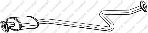 Средний глушитель выхлопных газов 283-195 BOSAL